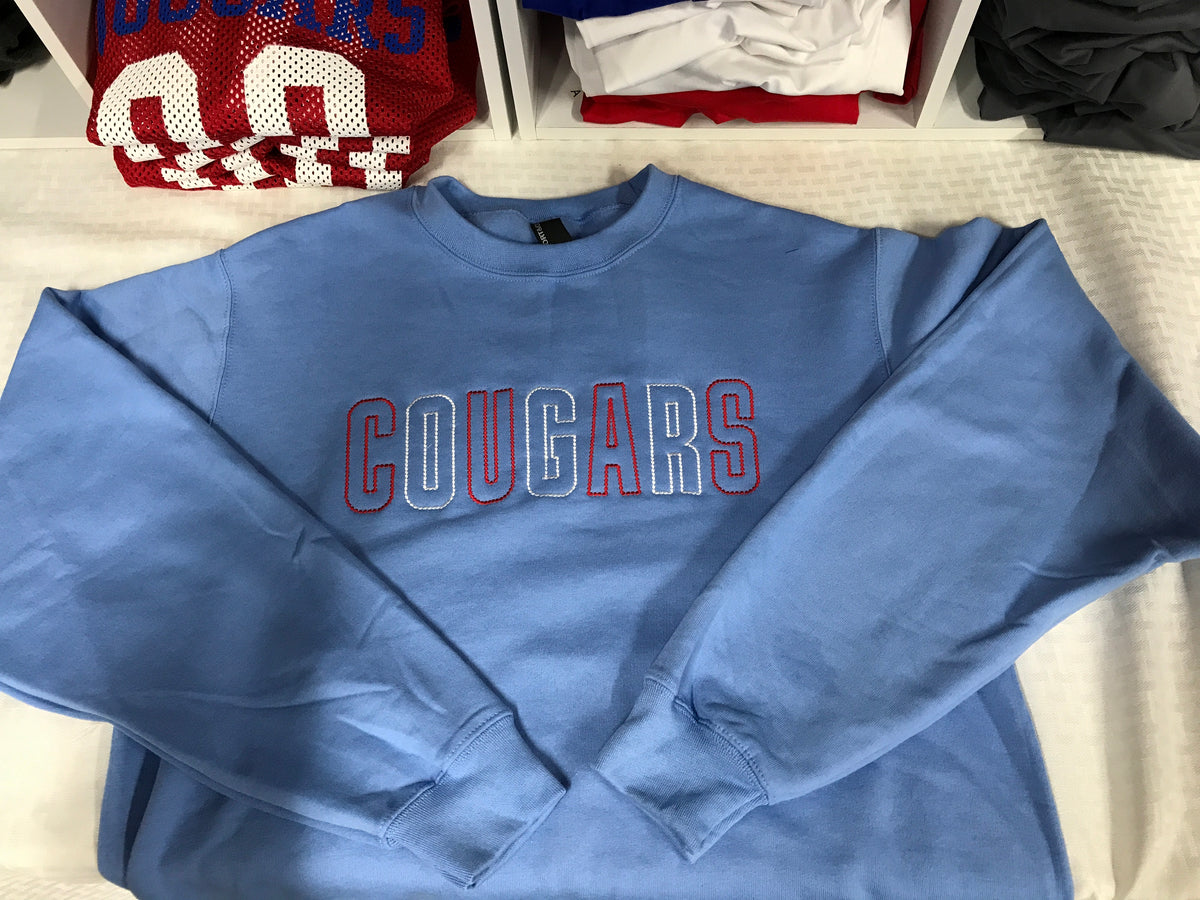 ADULT BABY BLUE COUGARS