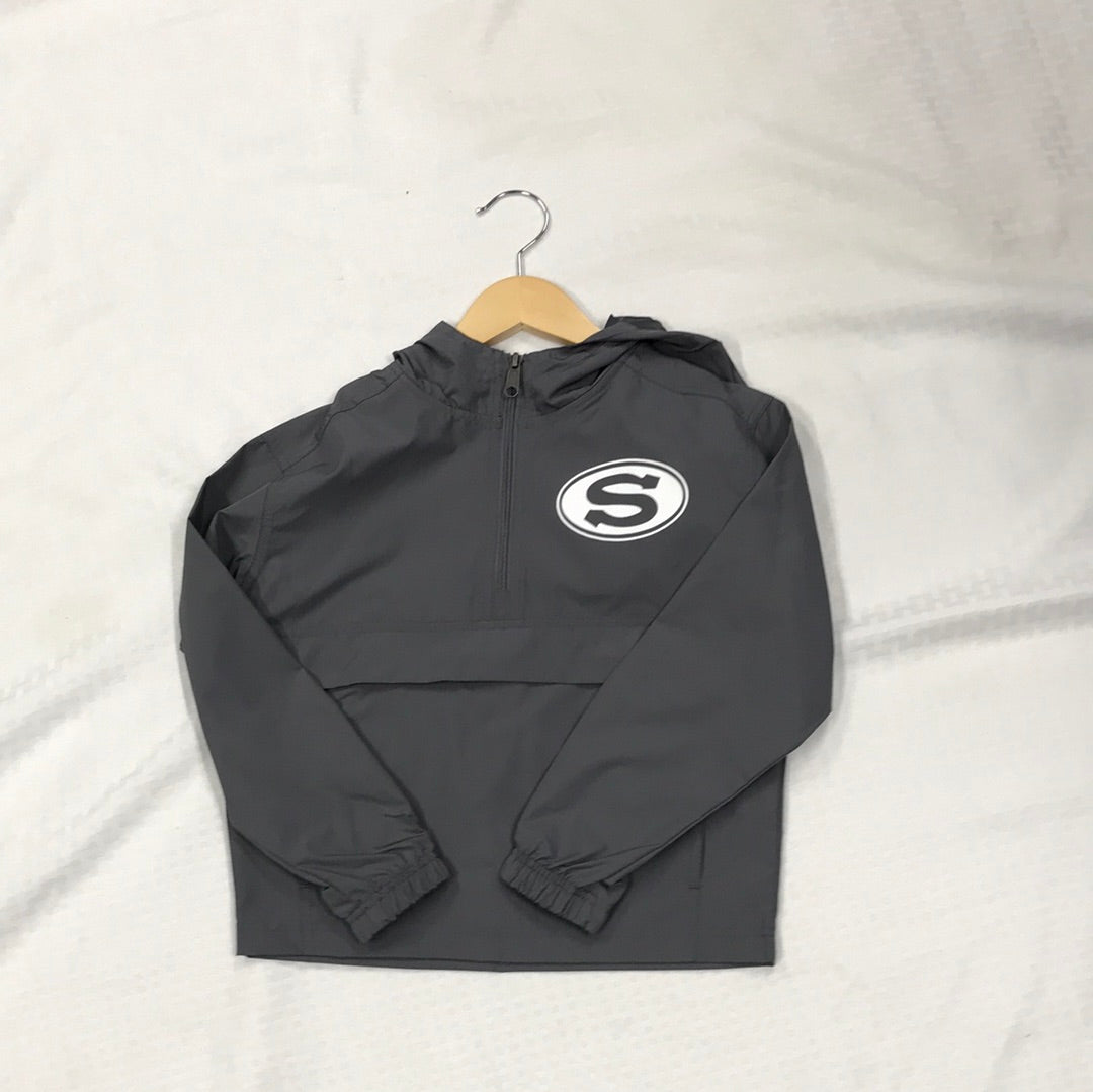 Gray YOUTH Rain Jacket