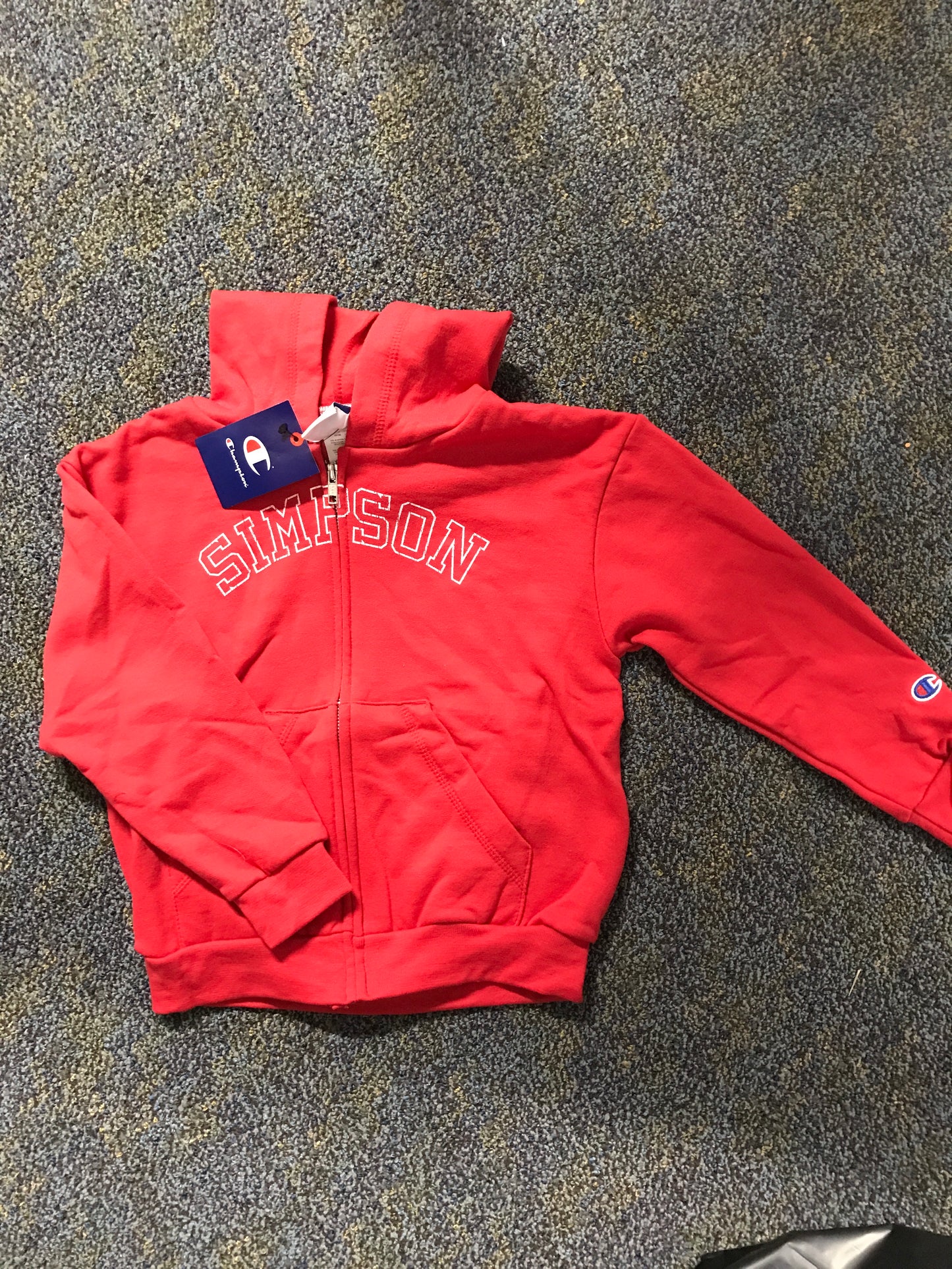 Youth Full Zip Red