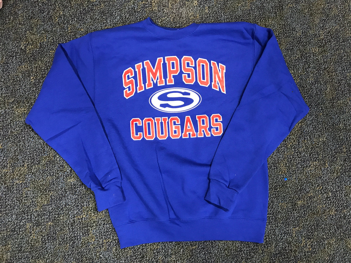 ROYAL BLUE SIMPSON SWEATSHIRT