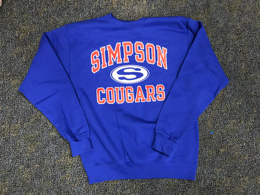 ROYAL BLUE SIMPSON SWEATSHIRT