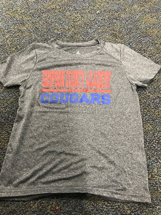 Youth Grey SS Red Simpson Blue Cougars