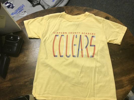 Youth YELLOW cougars