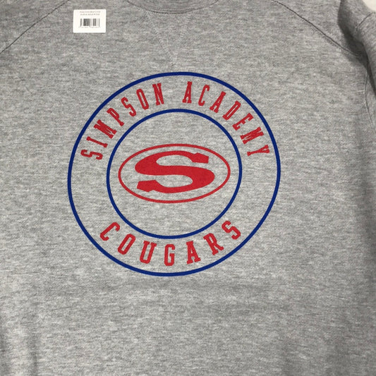 Grey Crew Blue Circle outline YOUTH