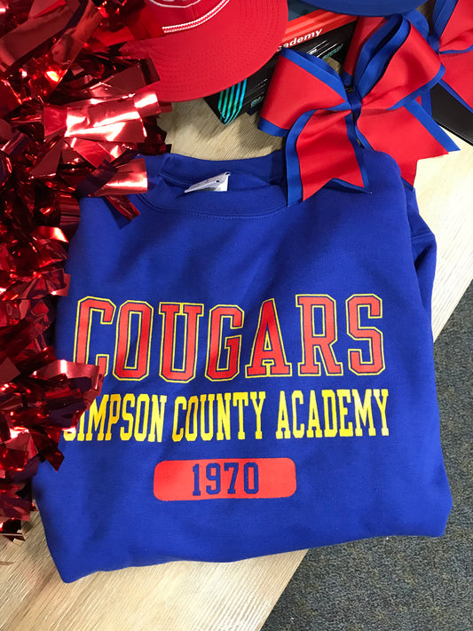 Royal SCA Cougars Crewnecks