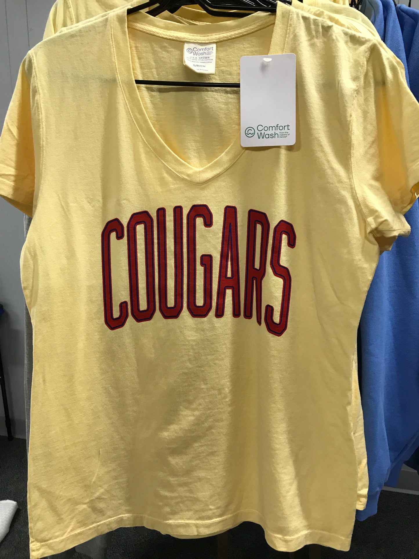 Yellow Cougars ADULT t-shirt
