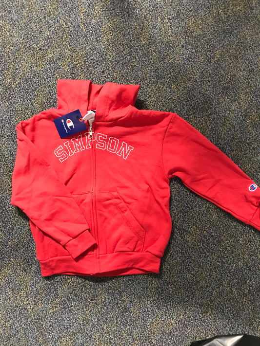 Youth Full Zip Red